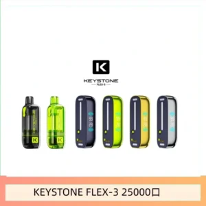 鑰石KEYSTONE FLEX-3 25000口煙彈彈主機|可注油電子煙